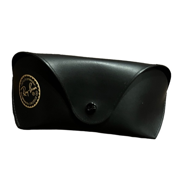 Ray Ban Sunglasses/Glasses CASE ONLY Black with Gold 
Size: OS NWOT - Picture 2 of 6